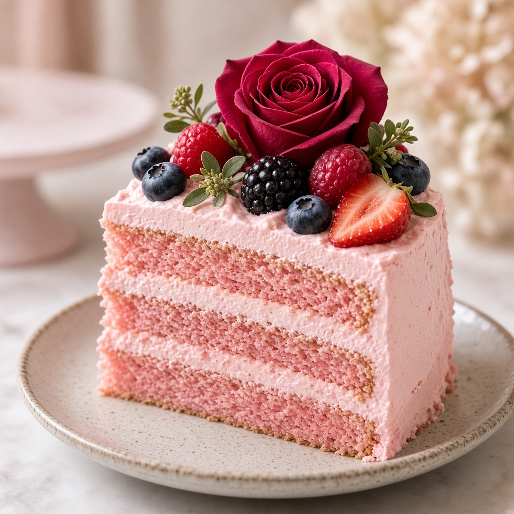 Torta rosa artesanal Dulce Momento